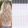 Hair Tinsel Clip in Pack of 18 Pcs Symphony White Hair Accessories by Uikreo-Designtoyourbeauty