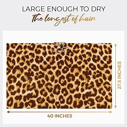 Microfiber Hair Towel Wrap for Women – Large Fast Drying Hair Towel with Patented Clip – Anti-Frizz, Super Absorbent, Silky Smooth Microfiber – Plopping Hair Wrap for Curly, Wavy & Straight Hair - Image 3