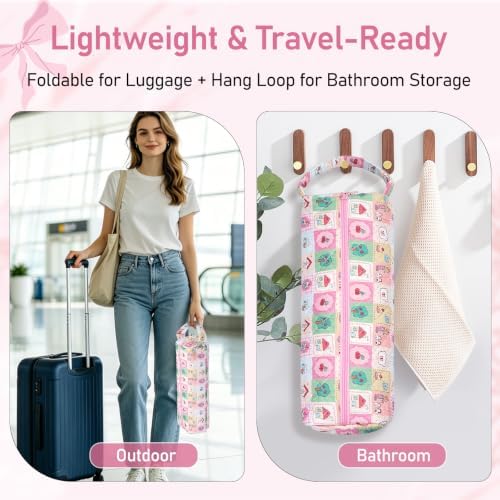 Hair Tool Organizer Travel Bag for Curling Irons & Dryers (Cartoon) - Image 2