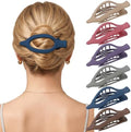 AWAYTR 6Pcs French Flat Hair Clips, Lay Flat Claw Clip for Women by AWAYTR