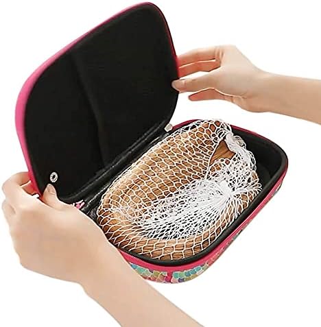 RemeeHi Hair Lace Wig Travel Bag Storage Case,Hair Wig Hair Tools Hairdressing Bag, Hair Stylist Cosmetic Organizer with Accessory Pockets Small G102 - Image 5