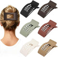 French Flat Hair Clips for Women 6pcs Hair Claw Clips for Thick or Thin Hair Matte Claw Clips for Girls Barrettes Non-Slip Strong Hold Hair Accessories for Women (Basic) by Artchita
