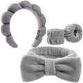 Ztomine Headbands for Women - Spa Headband and Wristband Set - Headband for Washing Face,Facial Mask,Makeup and Skin Care,Gifts for Women and Teen Girl Gifts Trendy Stuff by Ztomine