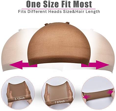 MORGLES Wig Caps for Women Non Slip, 20 Pcs Stocking Wig Caps - Image 2