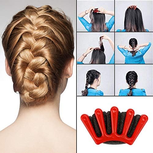 Winkeyes Hair Styling Set - DIY Hair Braiding Tool Kit with Hair Modelling Accessories for Simple and Fast Spiral Braids - Image 5
