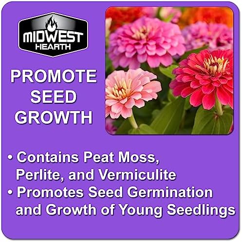 Seed Starter Soil Mix for Germination and Growth, Made in USA, 8 Dry Quarts - Image 3