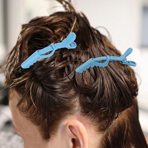 24 Pack Blue Alligator Hair Clips, 4.5 inch Clips for Hair Sectioning, Hair Styling Accessories for Women Men Girls Teens - Image 6
