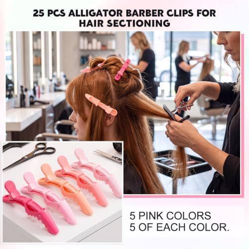 Needbrock 25 Pcs 4.5 In Alligator Hair Clips for Styling Sectioning Salon - Image 4