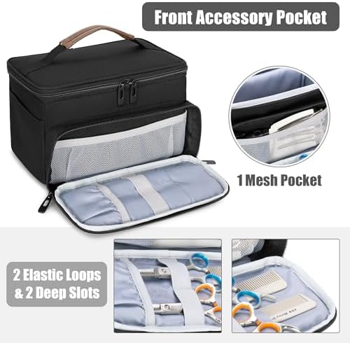 CURMIO Barber Travel Case Compatible with Andis/Hatteker/Oster Hair Clipper - Image 3