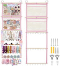 Headband Holder, 17x50 Inch Baby Bow Organizer for Girls, Pink by iHansee