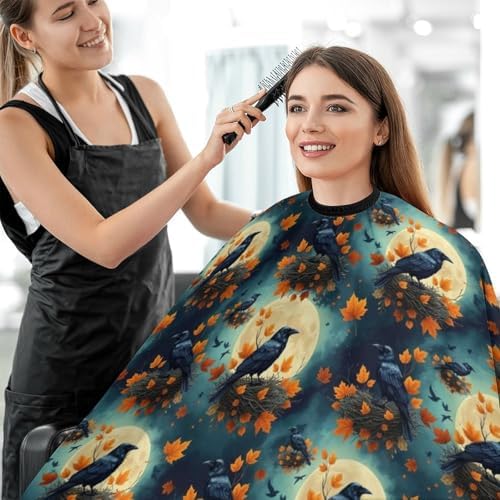 Women Barber Hairdressing Cape Adjustable Salon Cape Apron for Makeup Artist Beautician - Image 5