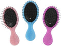 Toddler Detangler Hair Brush Travel Detangling Brushes 3Pcs Women Valentines Day Best Gift Small For Baby Kids Pocket hairbrush Pro, for Curly Wet Dry Tangle by Woplagyreat