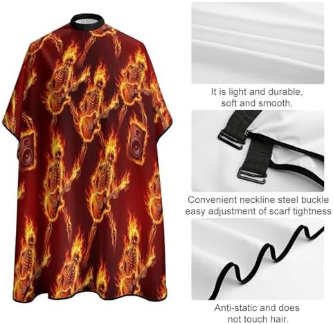 Women Barber Hairdressing Cape Adjustable Salon Cape Apron for Makeup Artist Beautician - Image 4