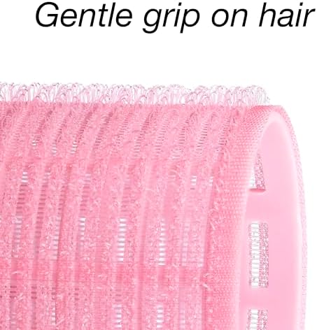 24pc Pastel Colored Self-Grip Velcro Hair Rollers Set - Assorted Sizes - Image 4