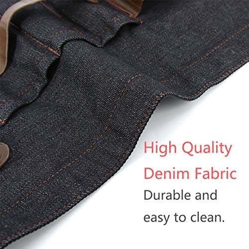 PERFEHAIR Hair Stylist Tool Belt, Salon Hairdresser Barber Hair Tool Belt Bag-Denim Fabricas and Real Leather - Image 7