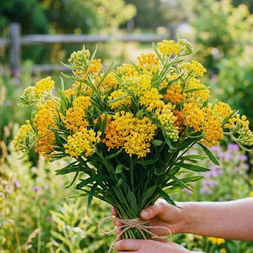 3 Yellow Milkweed Live Plants, Milkweed Flower Plant, 5-7 Inc - Image 4