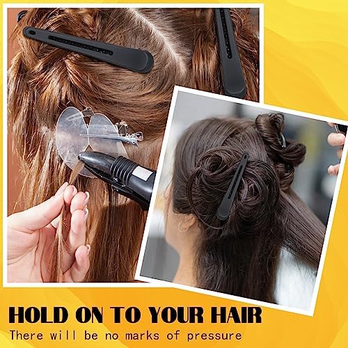 Geosar 24 Pcs Hair Sectioning Clips, Plastic Hair Clips,Black - Image 4