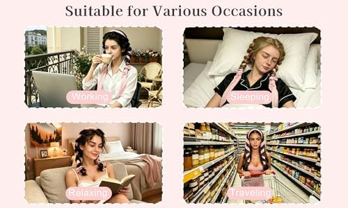 Satin Heatless Hair Curler Set Jumbo Flexi Rods Overnight With 2 Scrunchies - Image 6