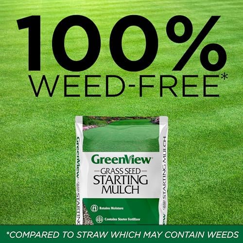 GreenView Grass Seed Starting Mulch, Grass Seed Cover, 38 lb. Bag (Pack of 2) - Image 5