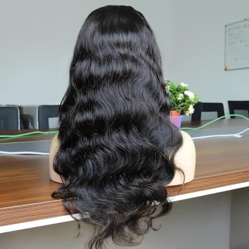 BEEOS Ultra-fitted Design 13x6 SKINLIKE Real HD Lace Front Wig, Pre-Plucked Hairline Bleached Knots Body Wave 180% Density Human Hair Wigs 18 Inch - Image 4