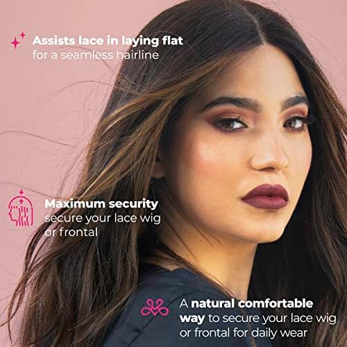 Milano Adjustable Elastic Wig Band with Hooks for Secure Fit & Comfort for Wigs and Lace Front Wigs - Wig Strap, Headband, & Wig Grip Accessories, Tan - Image 5