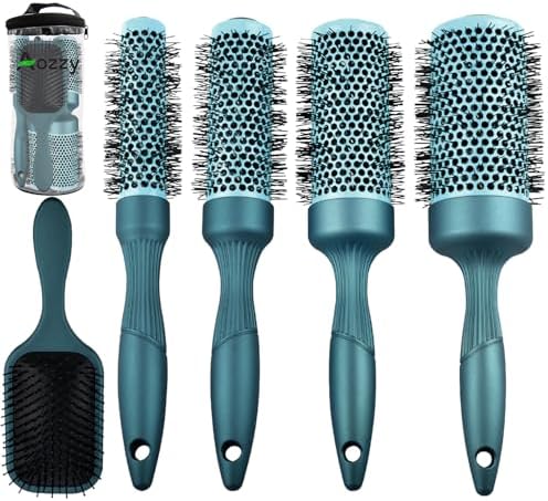 Round Brush Set for Blow Out Professional Hair brushes for Women Hair salon by gulrear