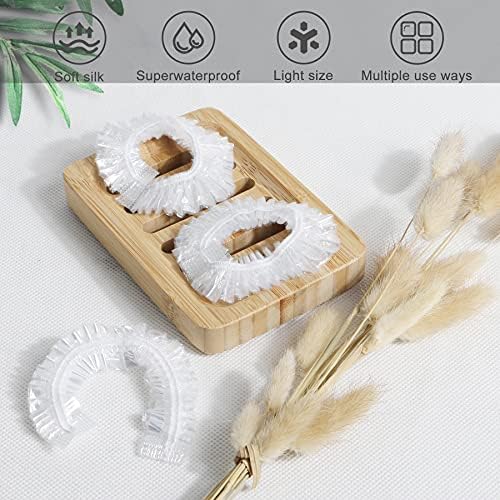150 PCS Upgrade Disposable Shower Caps. Ceizioes Waterproof Hair Bath Caps. Thickening Shower Cap for Women Kids Girls. Hotel and Hair Salon. Travel Spa. Home Use Beauty Salon - Image 2