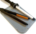 Lessmon Large Heat Resistant Mat for Hair Styling Tools, 11 x 7.5 in, Grey by Lessmon