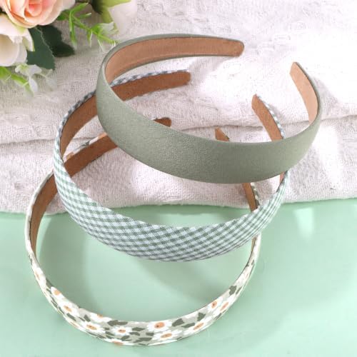 Headbands for Women & Girls, 3 Pack Non Slip Wide Trendy Headbands - Image 6