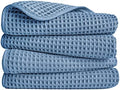 POLYTE 430 GSM Poly Blend Microfiber Quick Dry Waffle Hand Towel, 16x30 in by Polyte