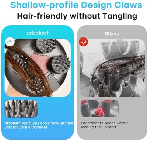 arboleaf Scalp Massager Rechargeable Head Massager Scalp Stress Relax - Image 4