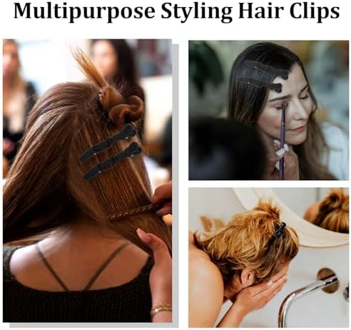 24 Pcs Black Matte Alligator Hair Clips for Women Professional Hair Styling Clips for Hairdressing, Sectioning, Coloring and Salon Use - Image 5