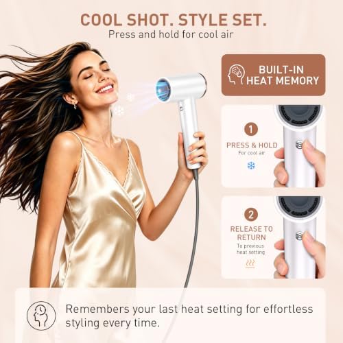 Mythsight StyleVibe High-Speed Ionic Hair Dryer with 3 Attachments - Image 6