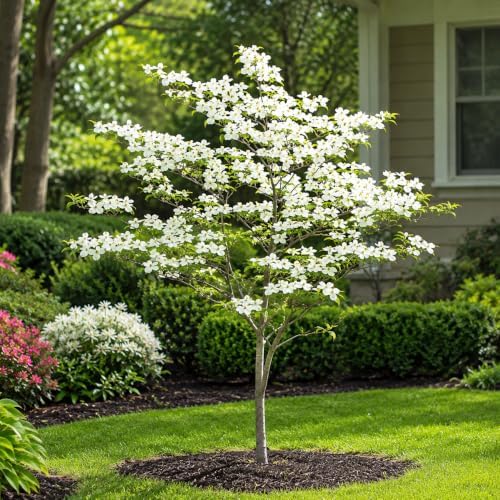 White Dogwood Plant Live for Planting, White Flowering Ornamental Tree, Dogwood Tree, 6-12 Inch Tall, Quart Pot, Dormant in Winter - Image 5