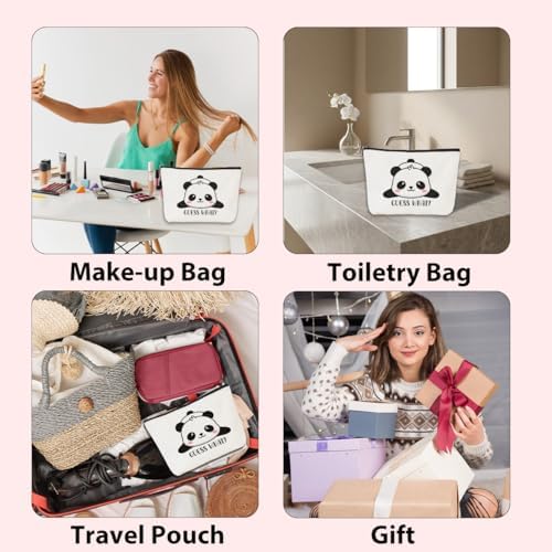 Panda Gifts Makeup Bag for Women Girls - Cute Baby Panda Panda Lovers - Image 5