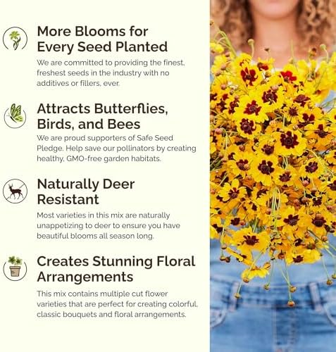 Eden Brothers Southwest Wildflower Mixed Seeds for Planting, 1 lb - Image 4