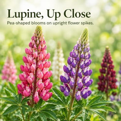 ZEshops 100 Lupine Flower Seeds for Planting, Cottage Flower Beds - Image 3