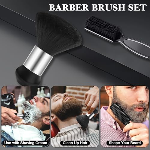 DUAIU 9Pcs Professional Barber Comb Set, Hair Cutting and Styling Tools - Image 2