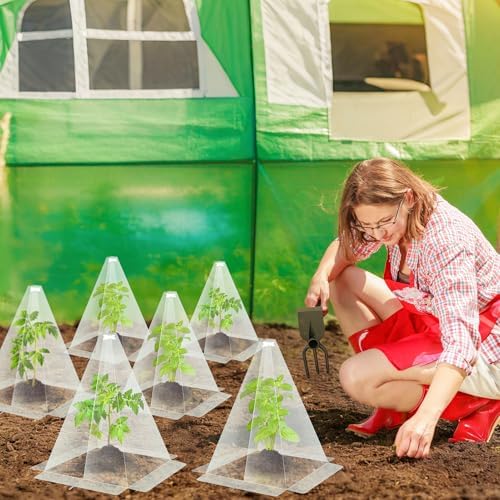 30 Packs 12"x 8" Garden Cloches for Plants,Plant Protectors from Animals - Image 7