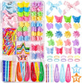 Teenitor Hair Accessories for Girls 193pcs Hair Clips for Girls Toddler Hair Accessories, Mini Girls Hair Clips, Small Claw Clips Bobby Pins and Hair Ties by PERFECTYOURBEAUTY