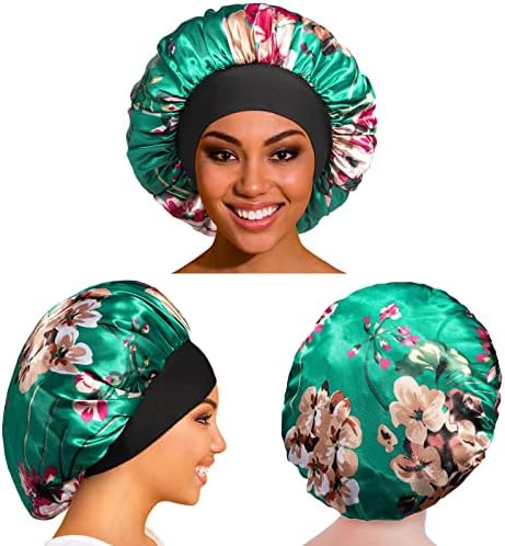 vidsel 4PCS Satin Bonnet, Bonnets for Women, Silk Hair Bonnet for Sleeping - Image 3