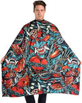 BD Barber Cape - Snap Closure, Water-Resistant, Lightweight Polyester, 45"x65", Professional Coverage for Cutting and Styling by BettyDain