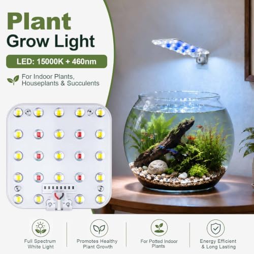 Wall Mounted Grow Light for Indoor Plants, Full Spectrum, 1-Pack - Image 2