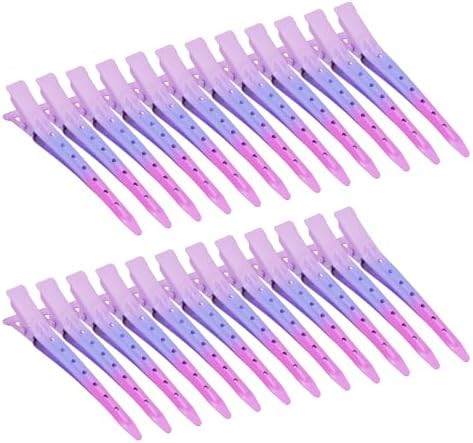 Bantoye 24Packs Duck Bill Clips 2.75 Inch Metal Alligator Clip, Pink Purple by AiPretty