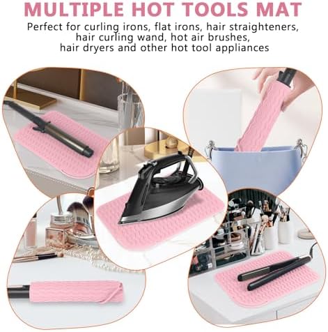 Larger Size Silicone Heat Resistant Mat for Hair Tools(12" x 9") - Image 5