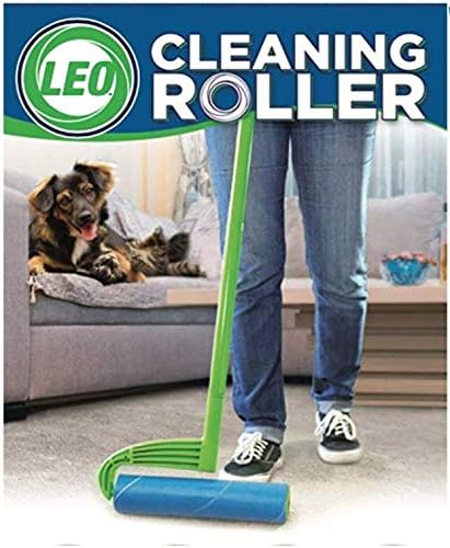 Leo 10-Inch Wide Lint Roller Refills, 6 Rolls with 50 Sheets Each (300 Sheets Total), Extra Sticky for Pet Hair, Carpet & Floor Cleaning - Image 3