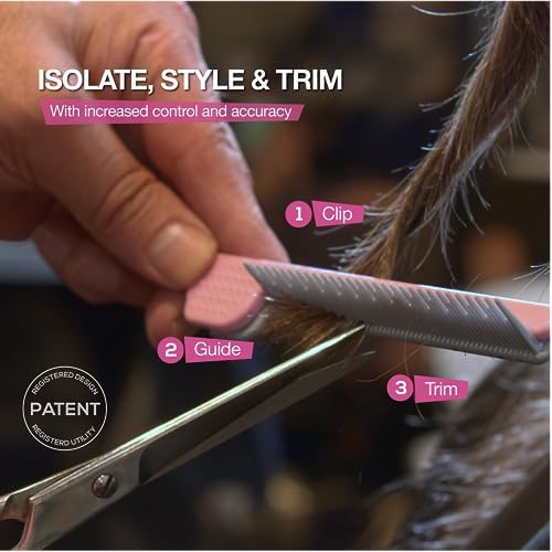 ColorBow Teasing Clip Comb (5 Pack), Coloring Styling Tools - Hairstylist Must Haves for Highlights balayage board Companion Ombré Trimming & Cutting - Flat Iron Comb Attachment Clip on - Image 4