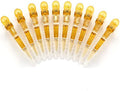 10pcs/set Multicolor Croc Alligator Clips - Transparent Plastic Hair Styling Sectioning Barrettes Professional Non Slip Salon DIY Accessories Hairpins (10pcs-Gold) by Liasun