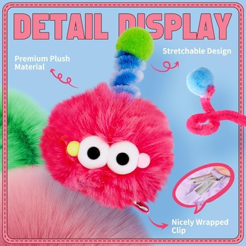 Crazy Hair Day Accessories for Girls, Funny Hair Clips for Kids - Image 3