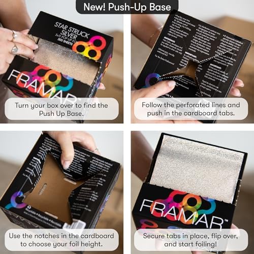 Framar Silver Hair Foils For Highlighting, Highlight Foils For Hair - Image 4